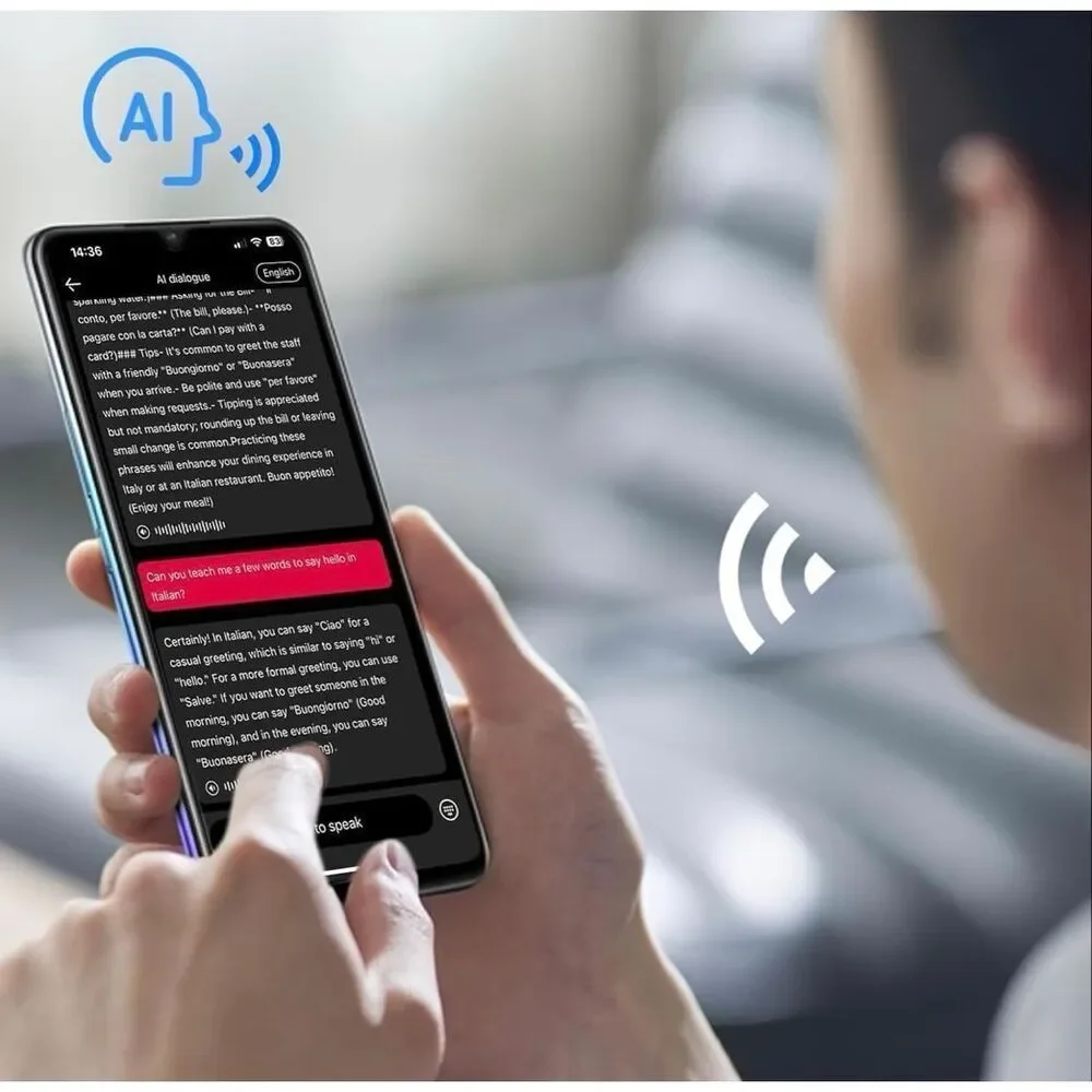 AI Translation Wireless Earphones, 3 in 1 Language 144 Languages (Black) new